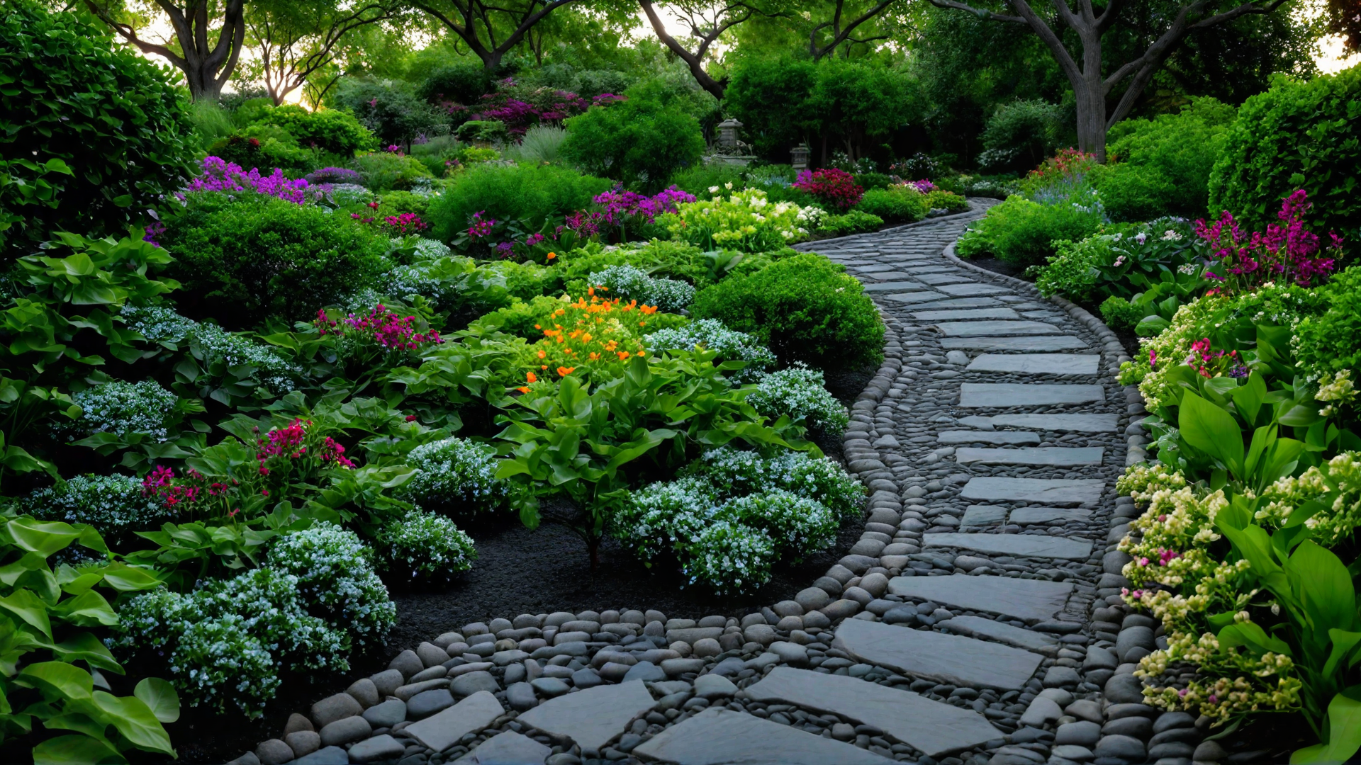 Lush Garden Pathways