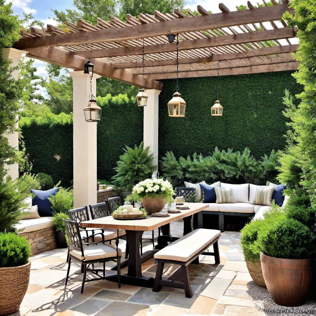 French Countryside Charm: Provence-inspired Outdoor Patio Decor