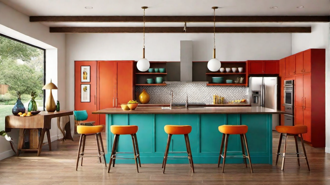 Mid-Century Modern: Retro Flair in Ranch Kitchen Design