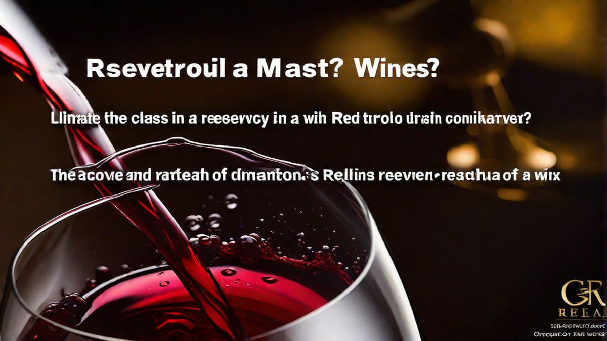 Which Red Wine Has The Most Resveratrol