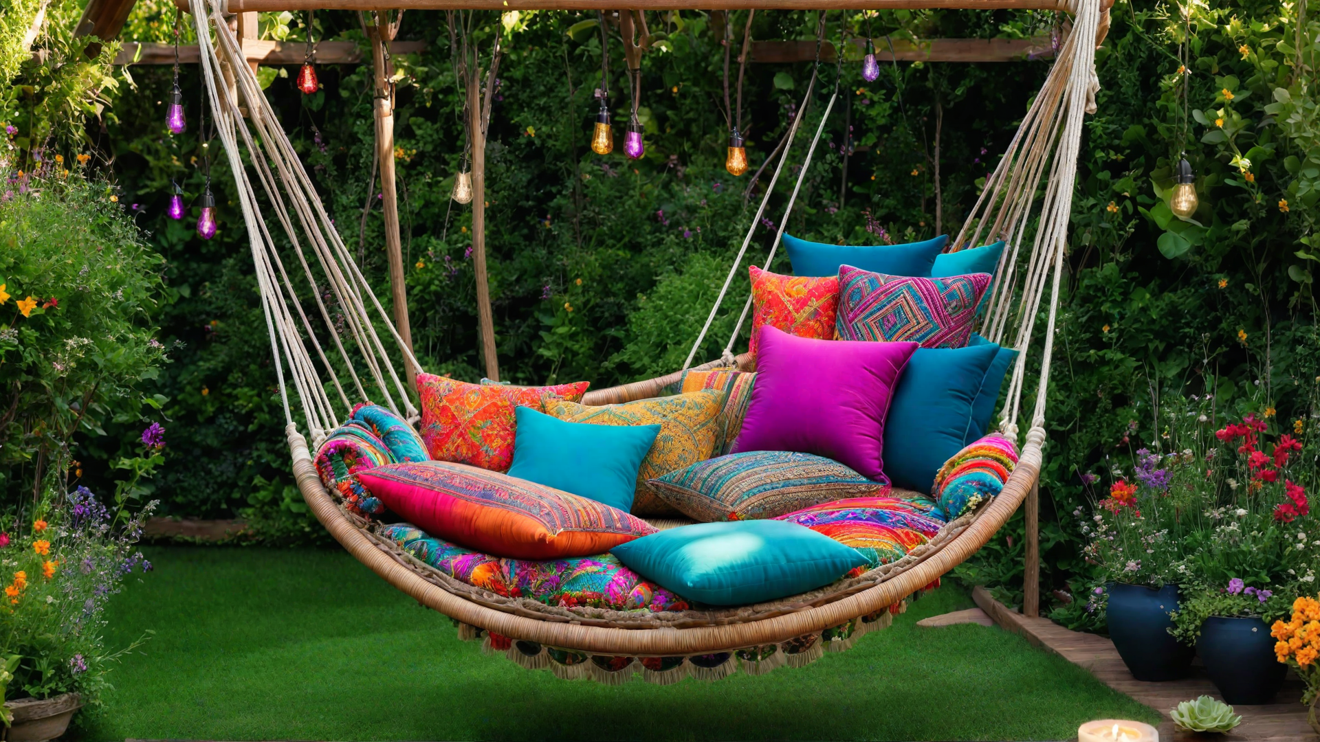 Boho Outdoor Swing Chair