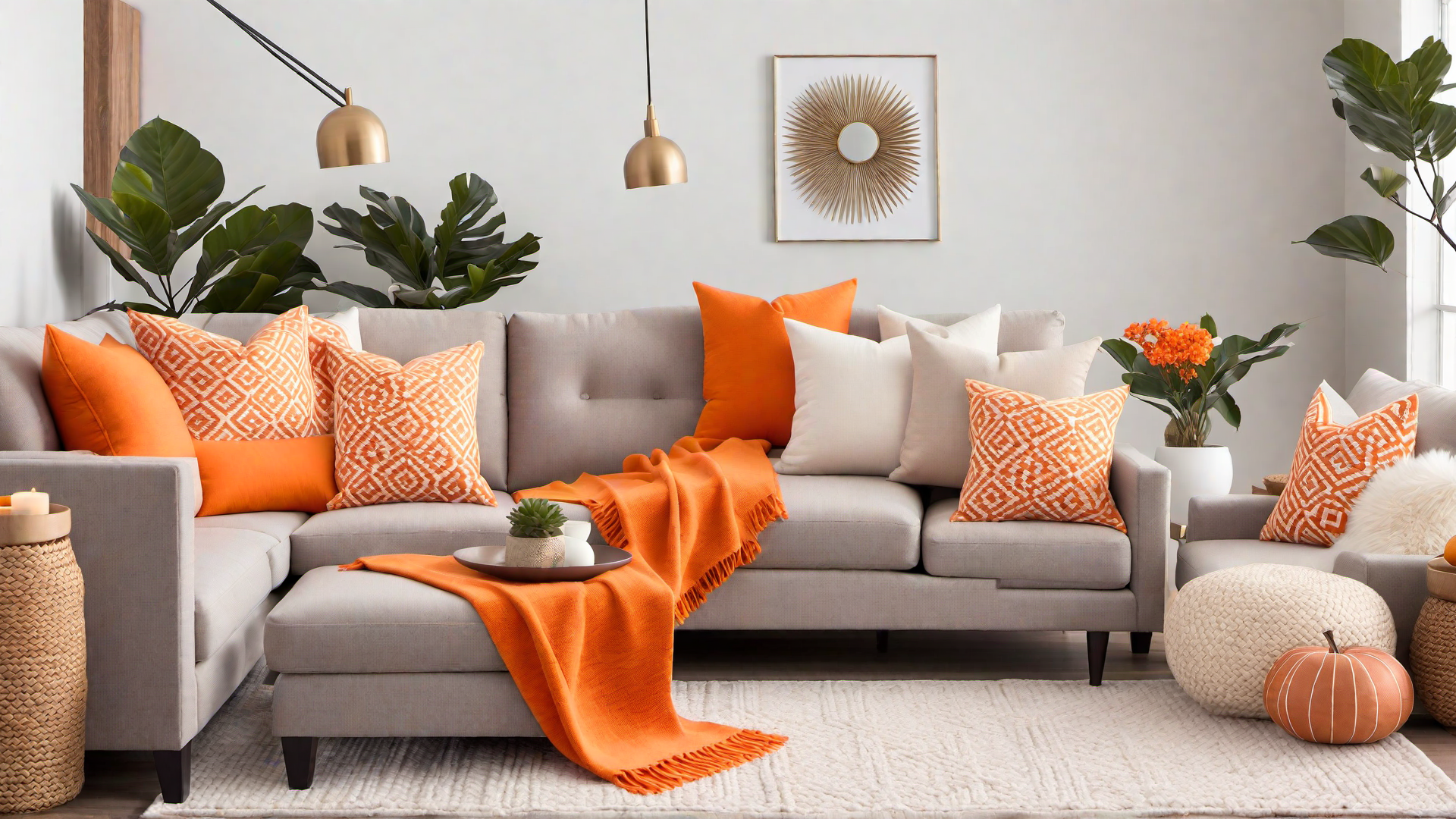 Budget-Friendly Updates: Orange Throw Blanket