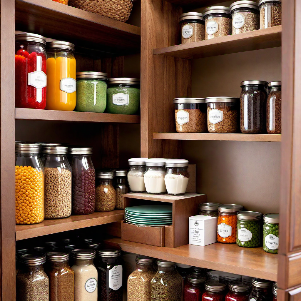 Color Coding System: Categorizing Food Items in the Pantry