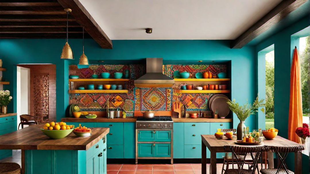 Fiesta Fun: Mexican-inspired Colorful Kitchen Decor