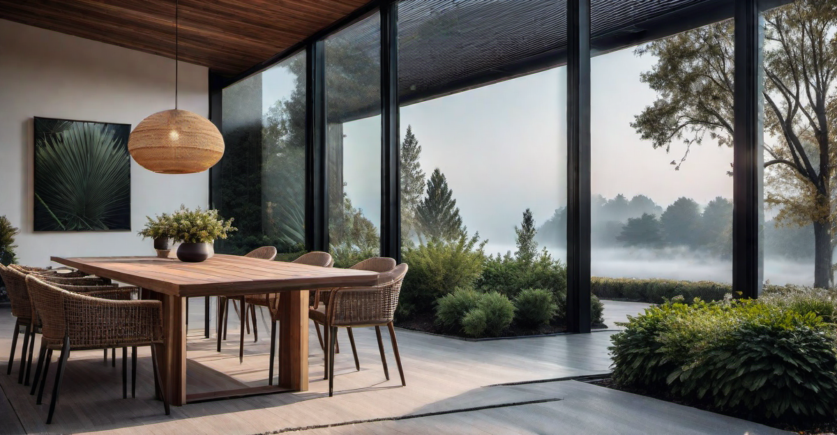 Seamless Integration: Small Garden House and Outdoor Living