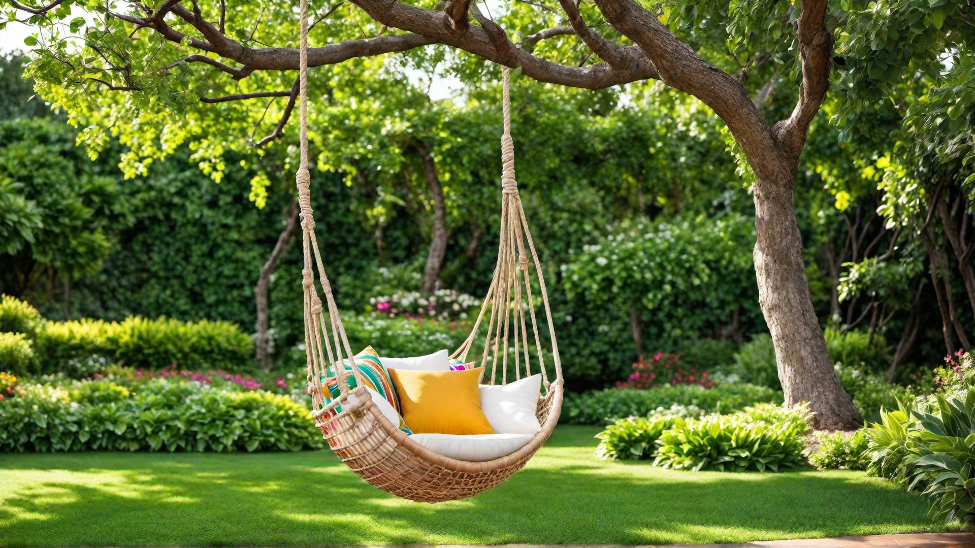 Outdoor Swing Chair for Relaxing Outdoors