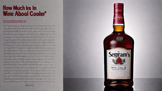 How Much Alcohol Is In A Seagram's Wine Cooler