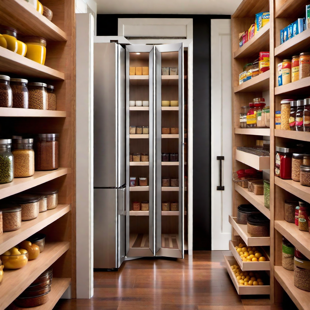 Folding Step Stool: Accessing High Shelves in the Pantry