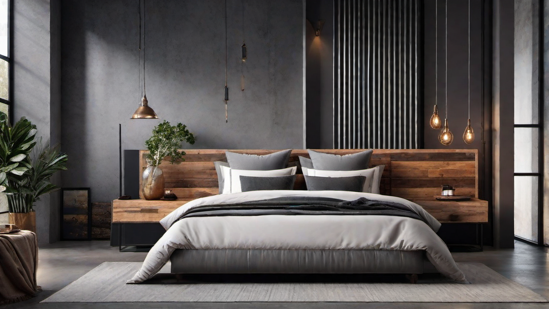 Edgy Contrast: Black Iron and White Walls