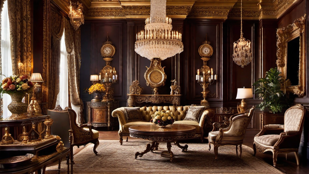Period Accents: Antique Clocks and Ornaments in Victorian Great Rooms