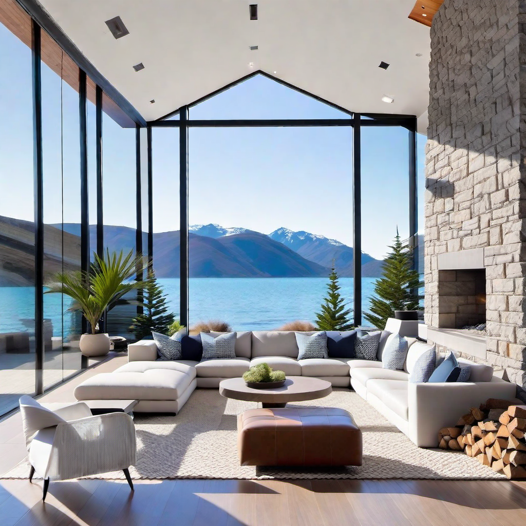 Coastal Influence: Modern Mountain Home by the Water