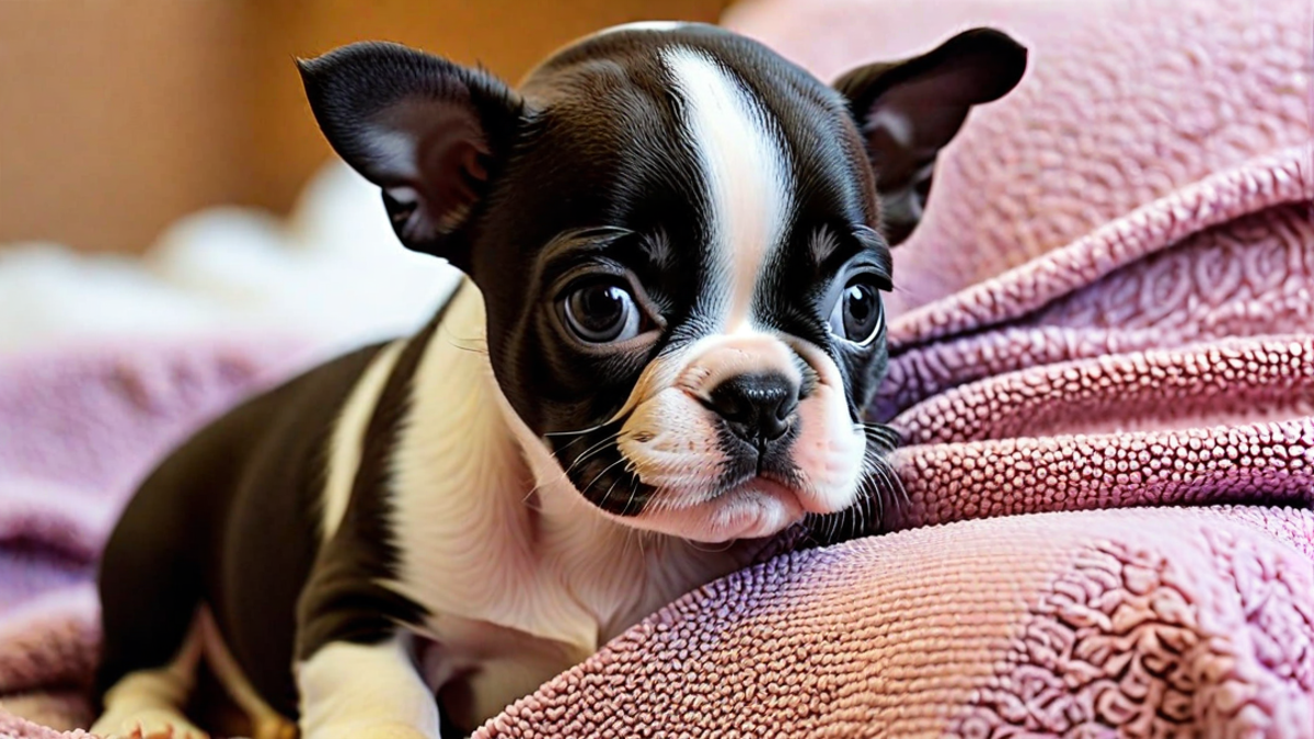 Growing Up: Boston Terrier Puppies