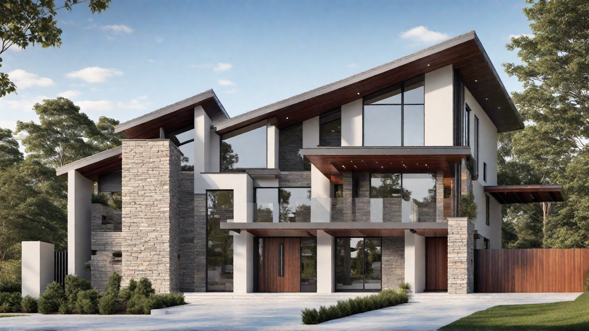 Mixing Materials: Wood, Stone, and Metal in Contemporary Exterior Design