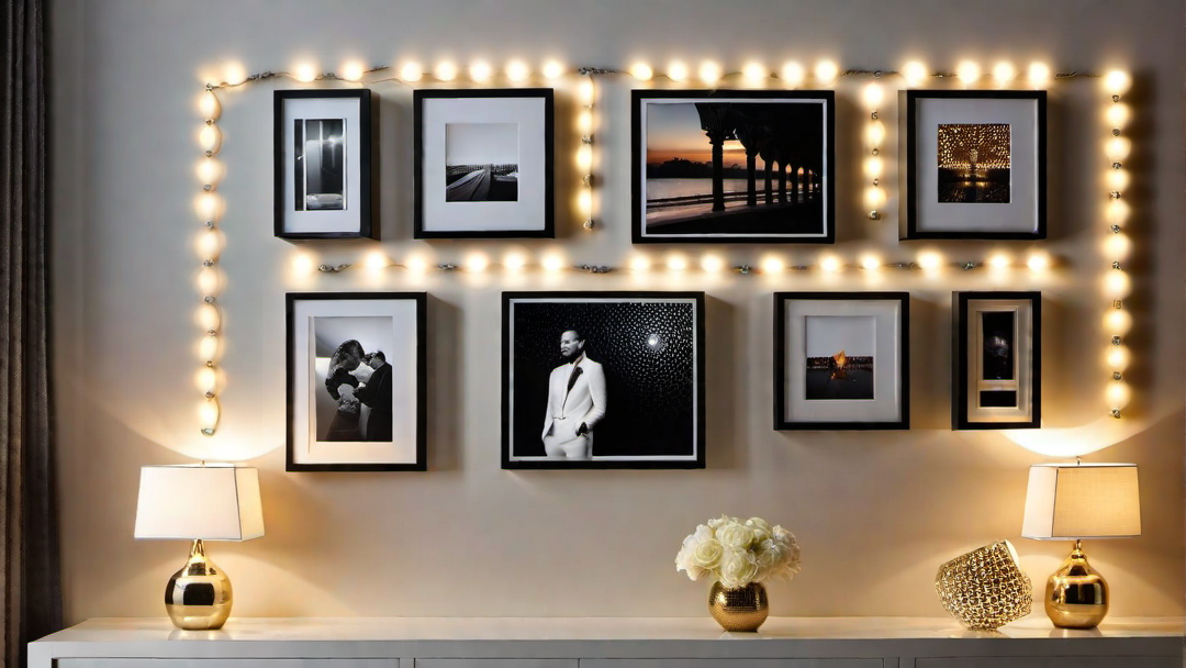 DIY Ideas for Luminous Gallery Walls