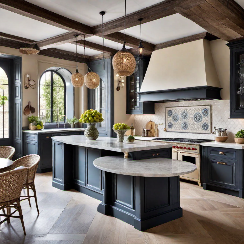 French Elegance: Eclectic Kitchen Parisian Flair