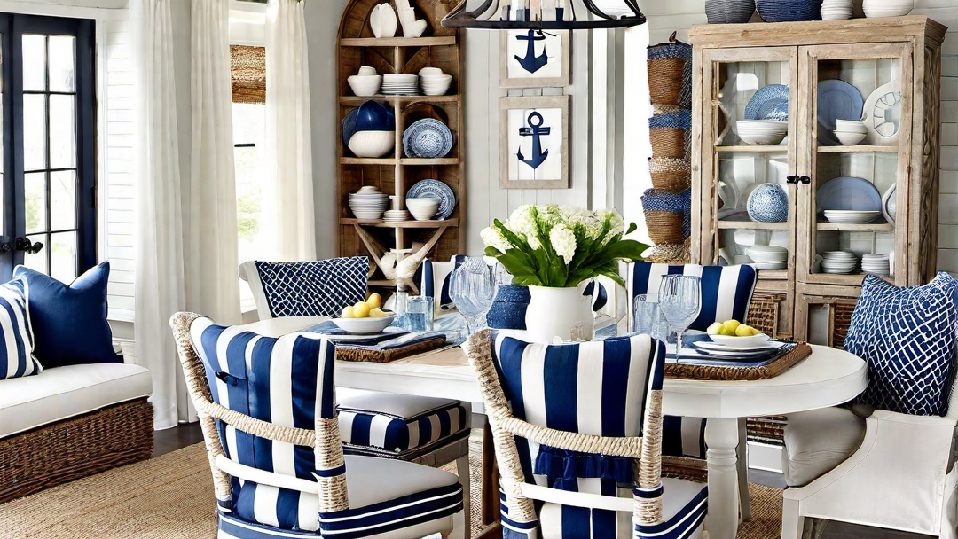 Coastal Farmhouse: Nautical Touches in Dining Room Decor