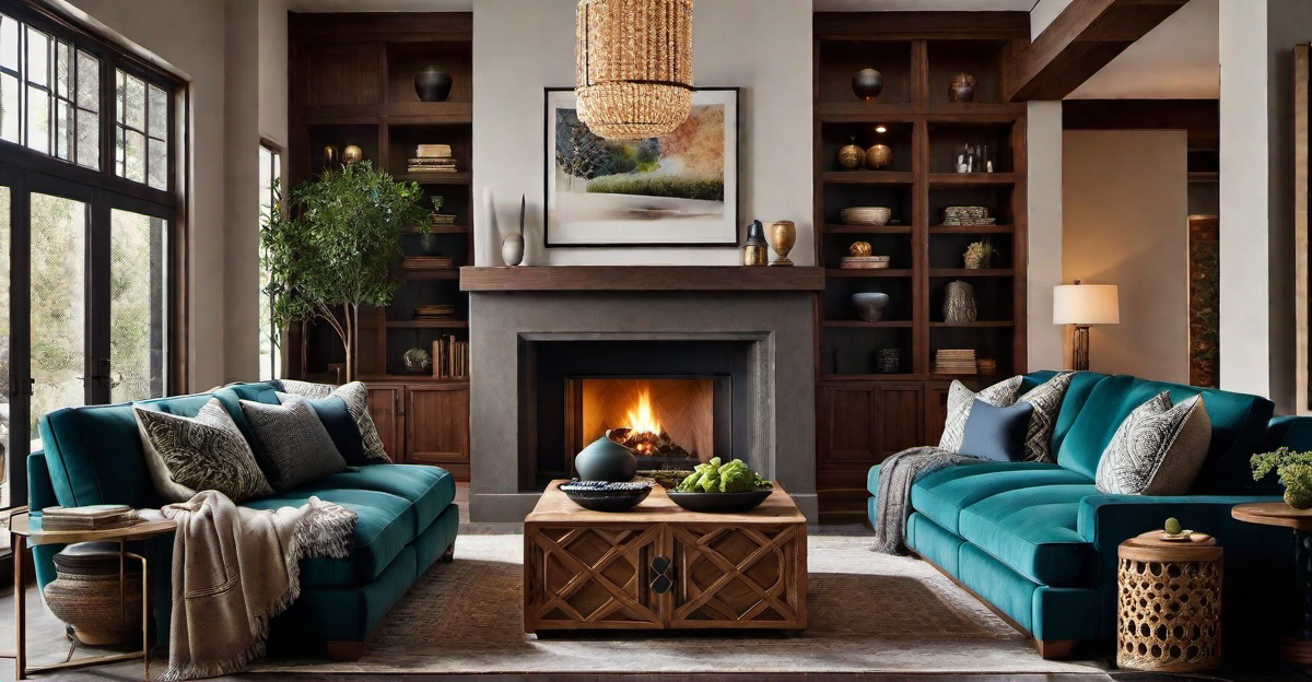 Colorful Furniture: Adding Vibrancy to Craftsman Decor