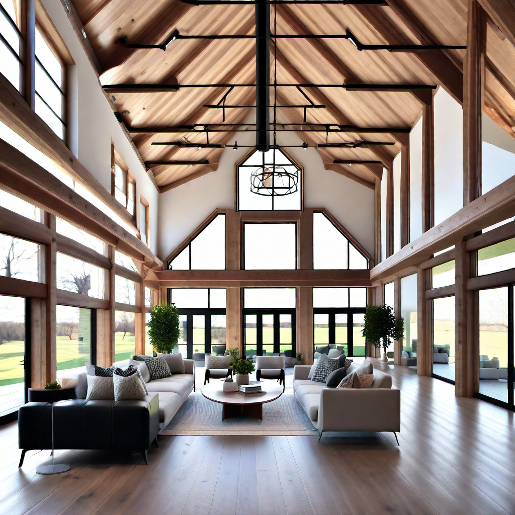 Spacious Living: Open Floor Plans in Modern Barn Houses