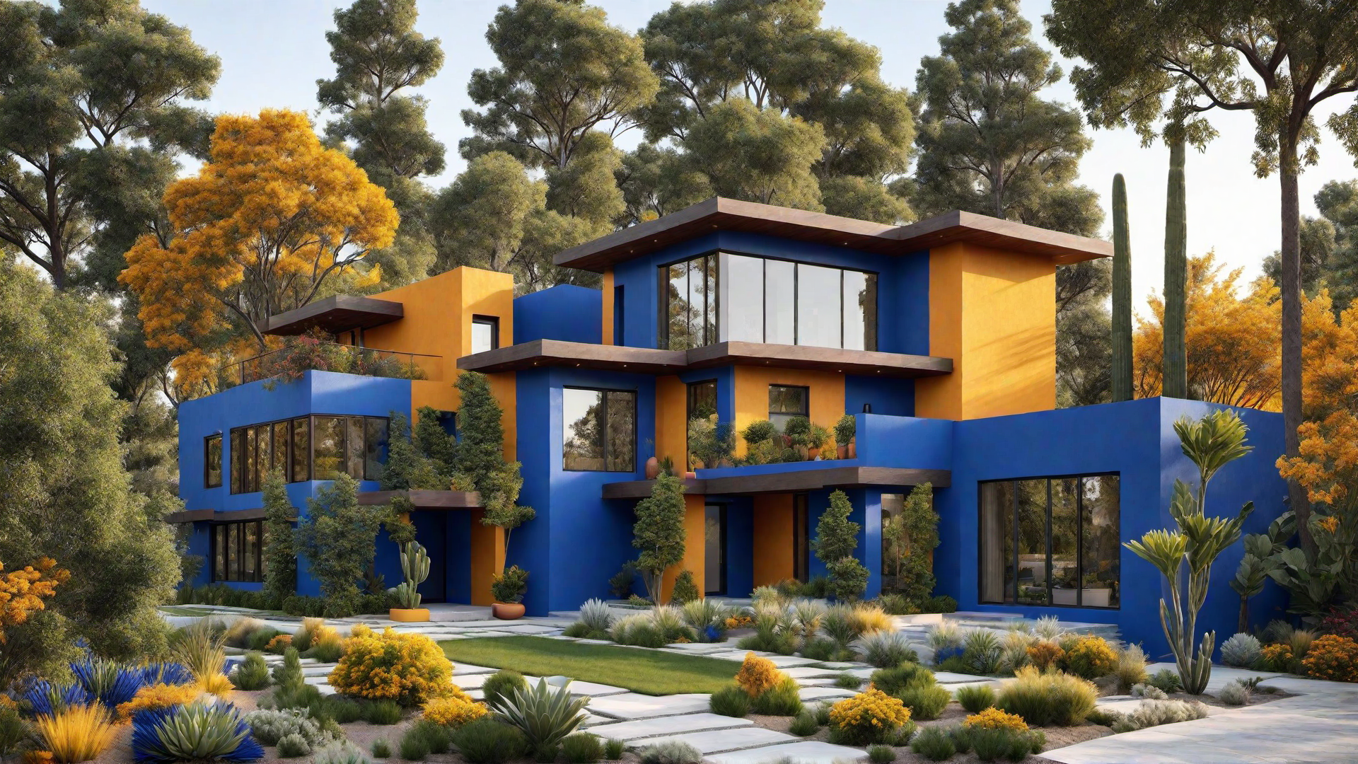 Simple, Effective Use of Color in Exterior Design