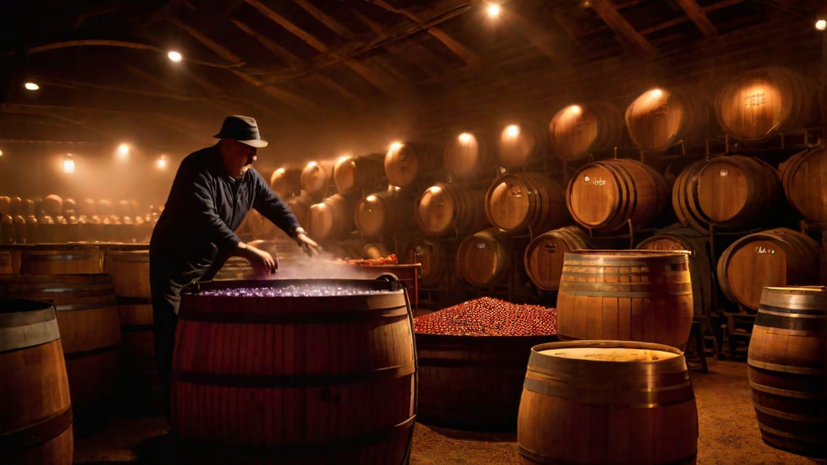 Fermenting Wine