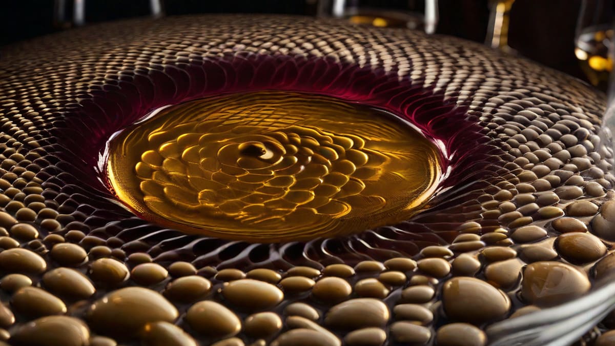 Sediment Of A Wine During Fermentation