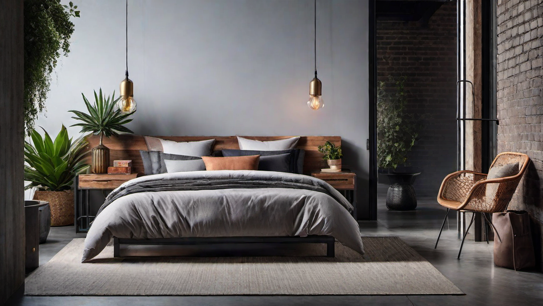 Industrial Chic with a Touch of Bohemian