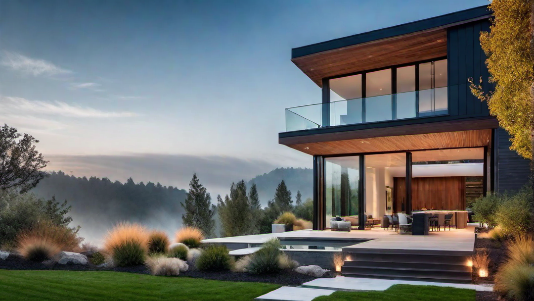 Rustic Elegance: Modern Exterior House with Natural Materials