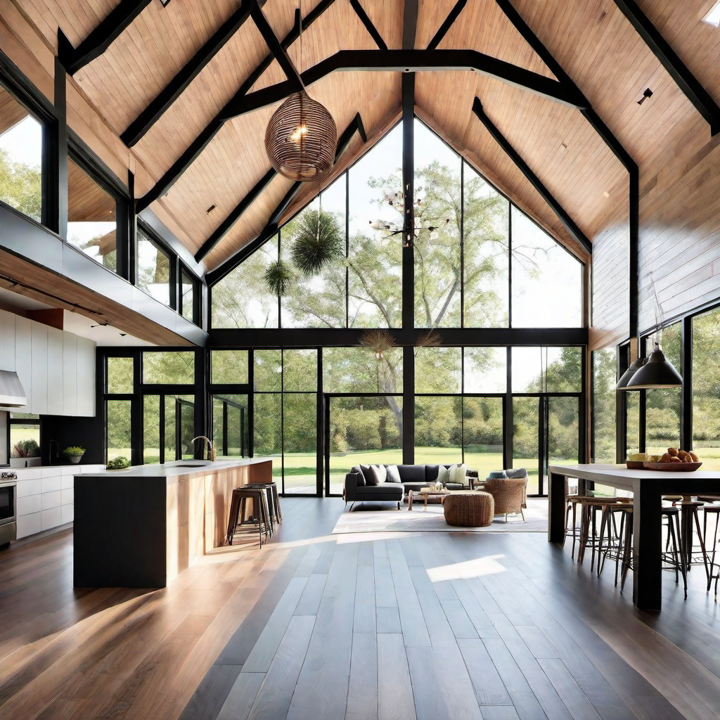 Playful Designs: Unique Features for Modern Barn Houses