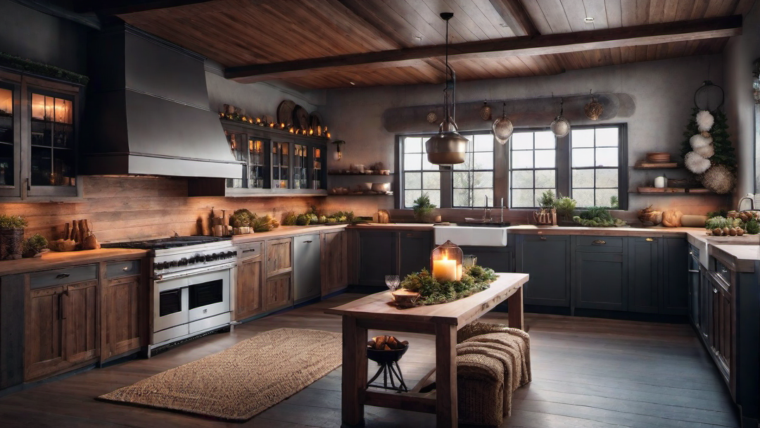 Winter Warmth: Cozy Accessories for a Farmhouse Kitchen in Winter