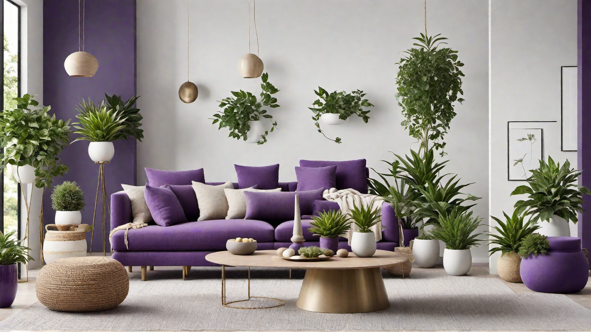 Purple Plant Pots to Bring Nature Indoors