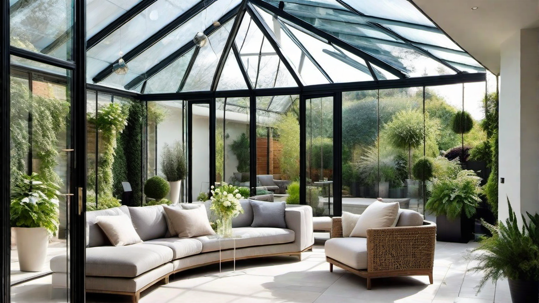 Modern Minimalism: Glass and Steel Conservatory Aesthetics