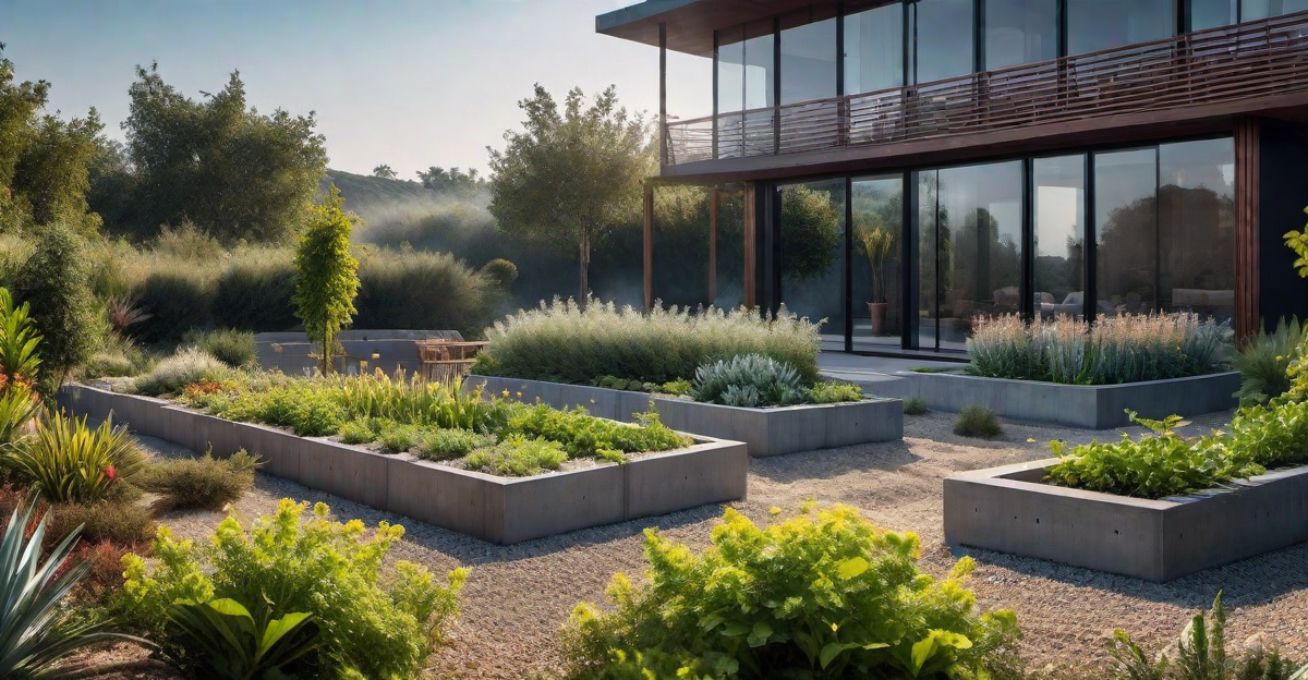Incorporating Art and Aesthetics into Concrete Block Garden Designs