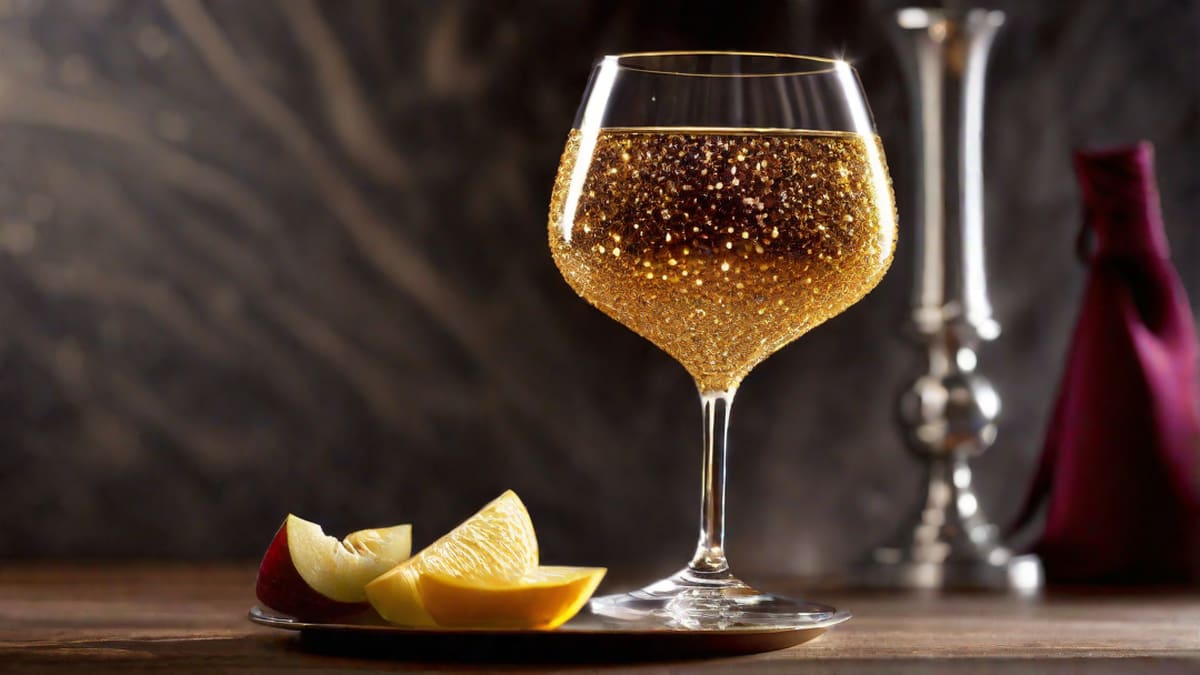 How To Make Wine Glasses With Glitter