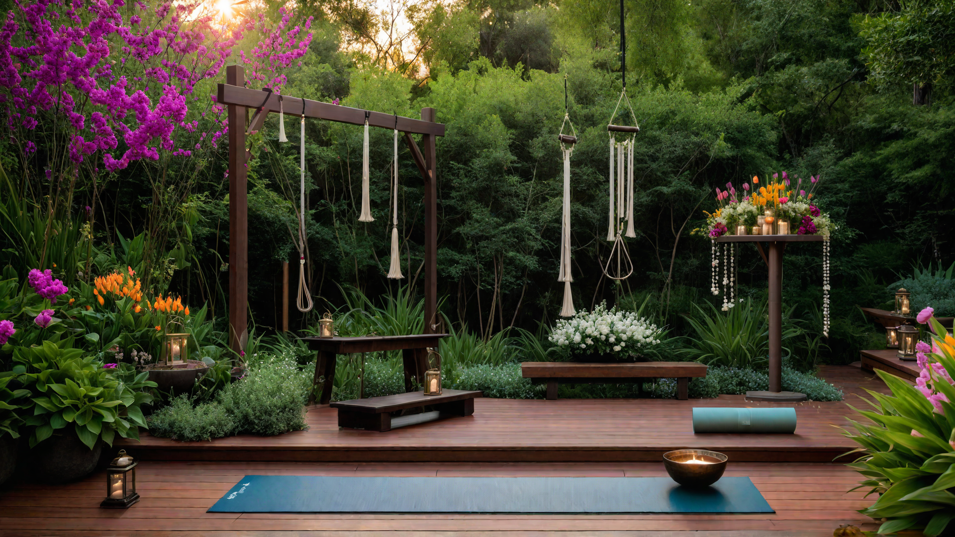 Outdoor Yoga and Meditation Space