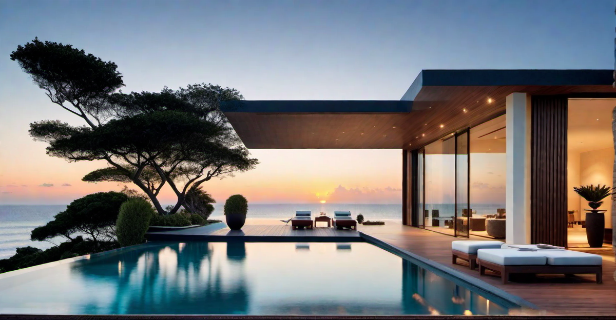 Luxurious Beachfront Villa with Infinity Pool