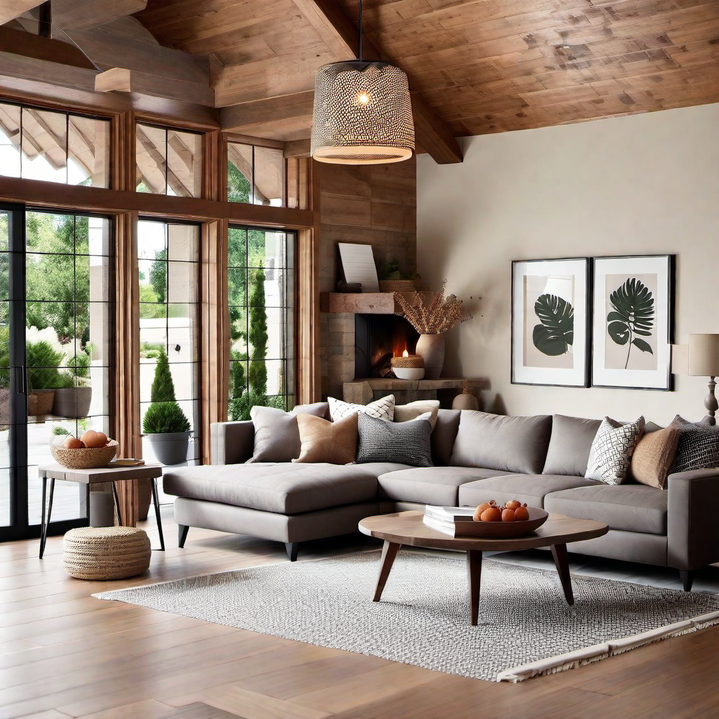 Rustic Elegance: Cozy Farmhouse Interior