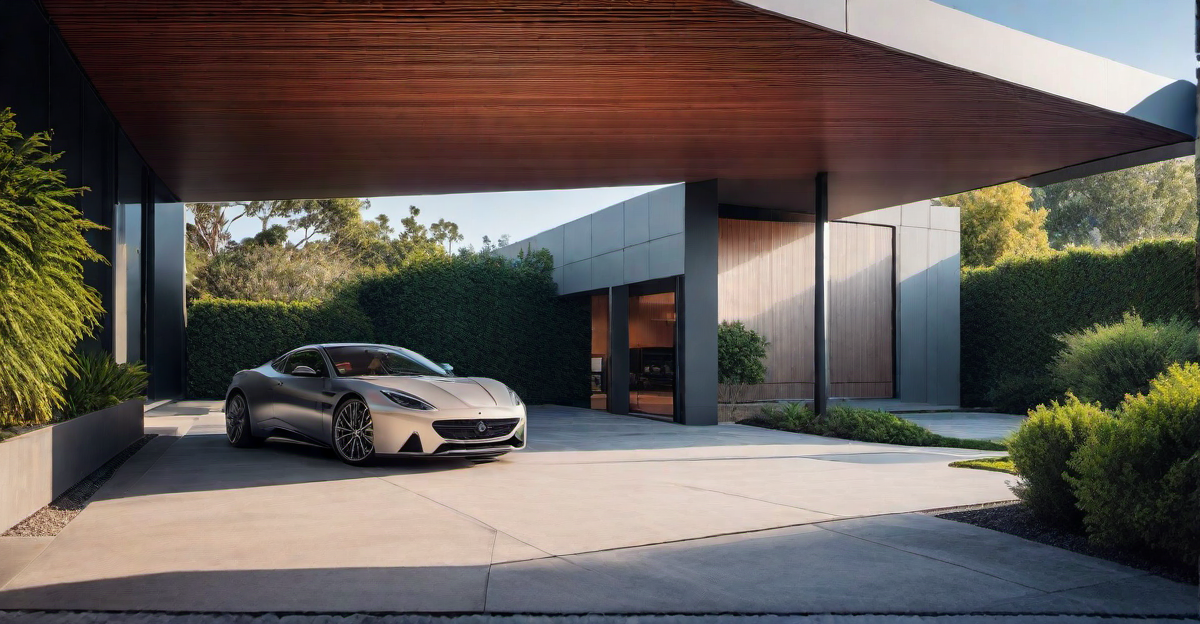 Carport with Privacy Screen: Shielding from View