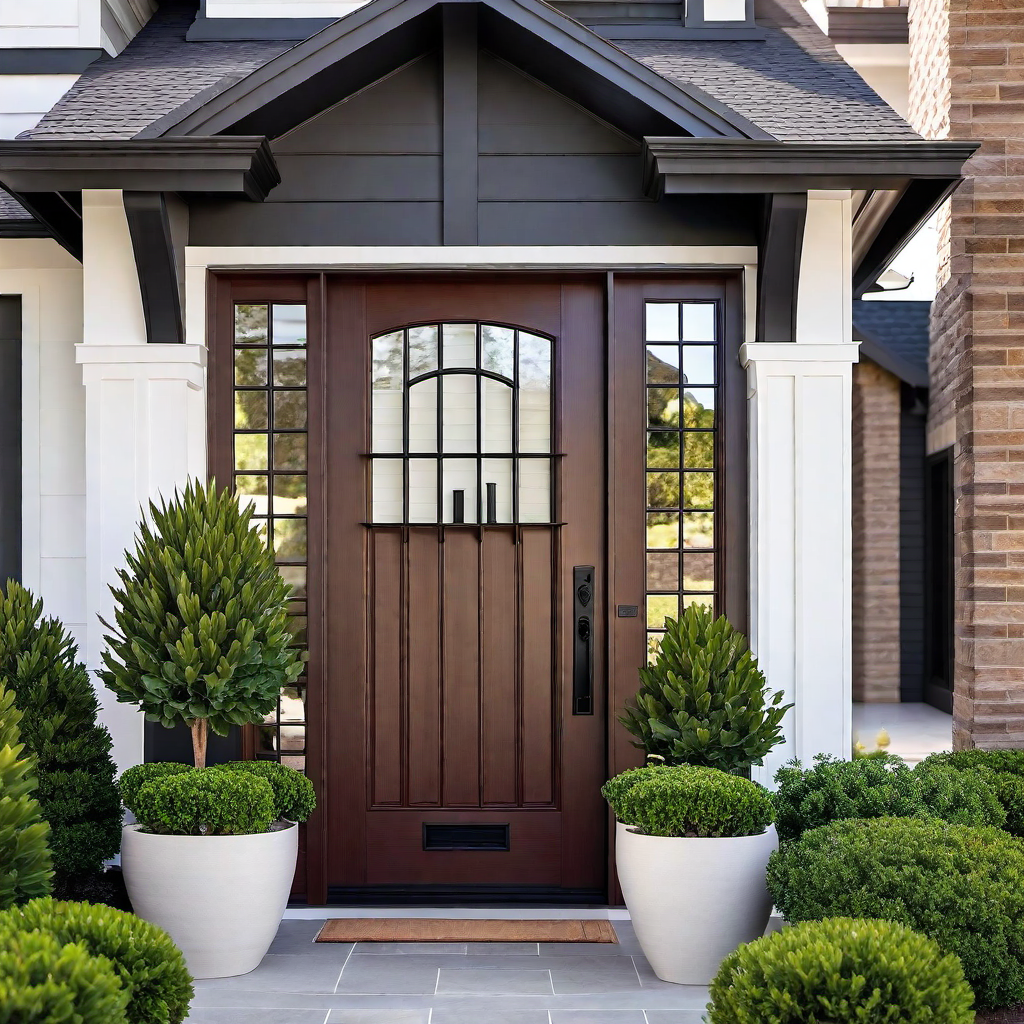 Craftsman Front Doors: Statement Pieces