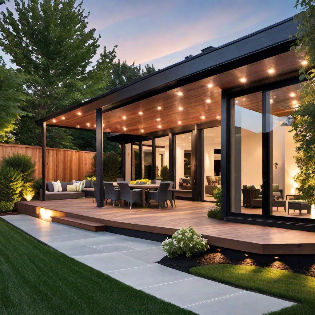 Collaborative Spaces: Dual-Function Deck for Work and Leisure