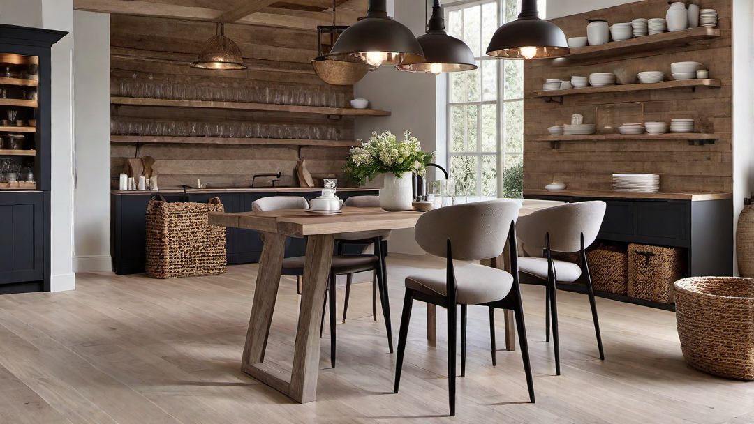 Sleek Farmhouse Style: Minimalist Approach to Kitchen Decor