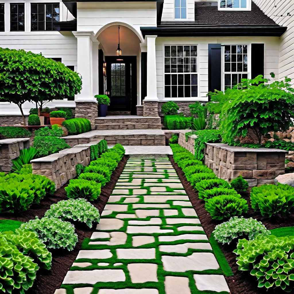 Craftsman Farmhouse Pathways: Guiding the Way Home