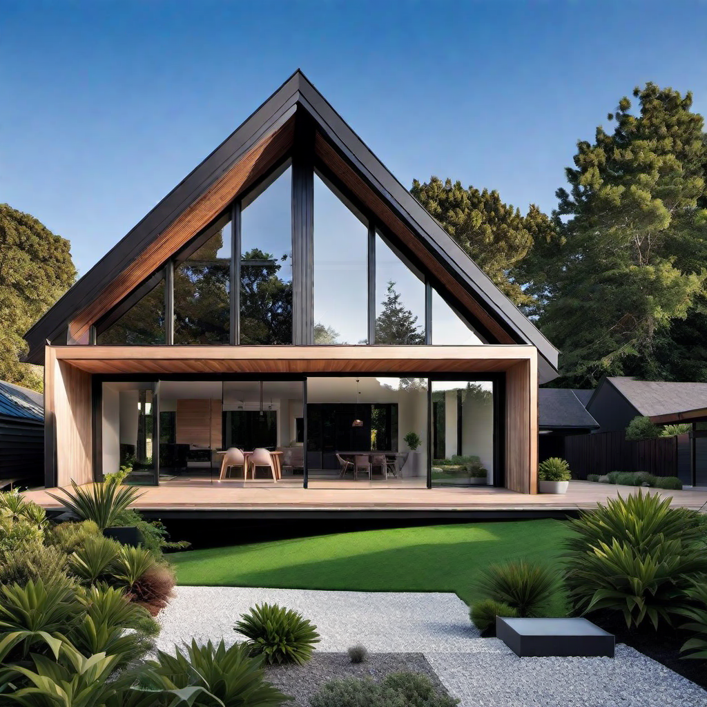 A-Frame Appeal: Modern A-Frame House Exterior