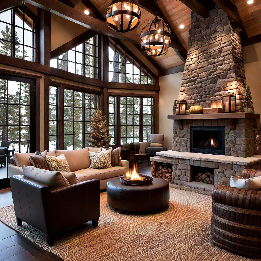 Cabin Living Room Layout: Optimal Arrangement for Comfort