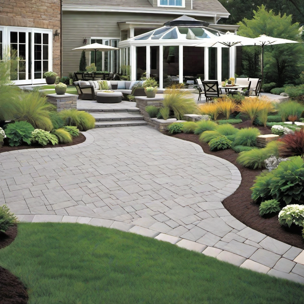 Harmonious Design: Blending Pavers with Plants and Landscaping