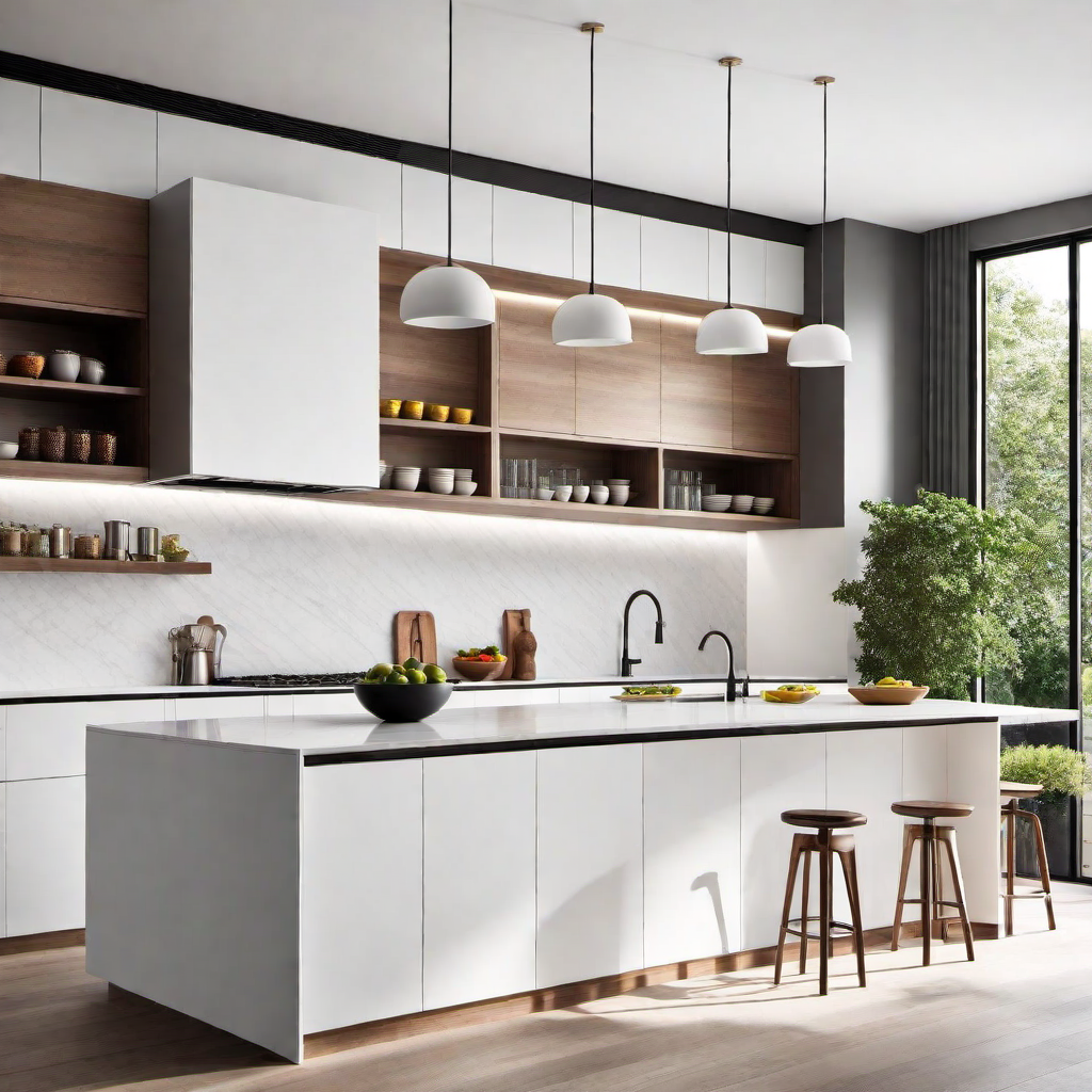 Seamless Integration: Modern Minimalist Kitchen Features