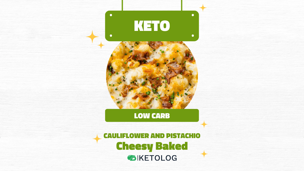 Keto Cauliflower and Pistachio Cheesy Bake Recipe