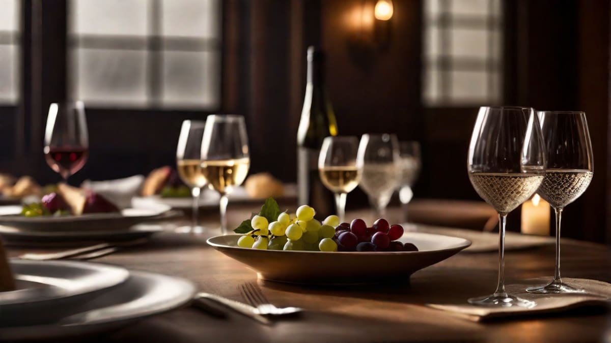 Where Do Water And Wine Glasses Go On The Table