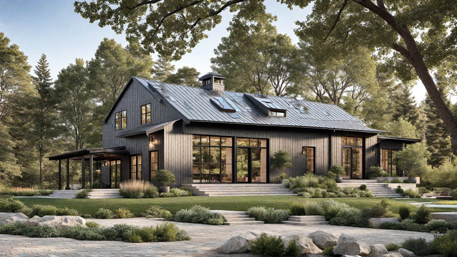 Farmhouse Redefined: Contemporary Twist on Rustic Architecture