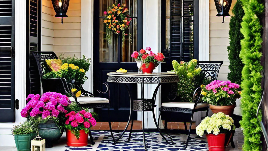 Vintage Charm: Nostalgic and Timeless Balcony Decor