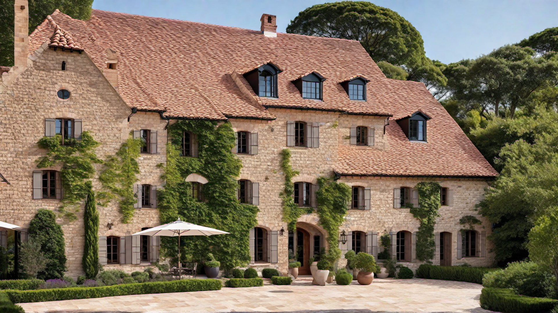 Mediterranean Influence in French Countryside